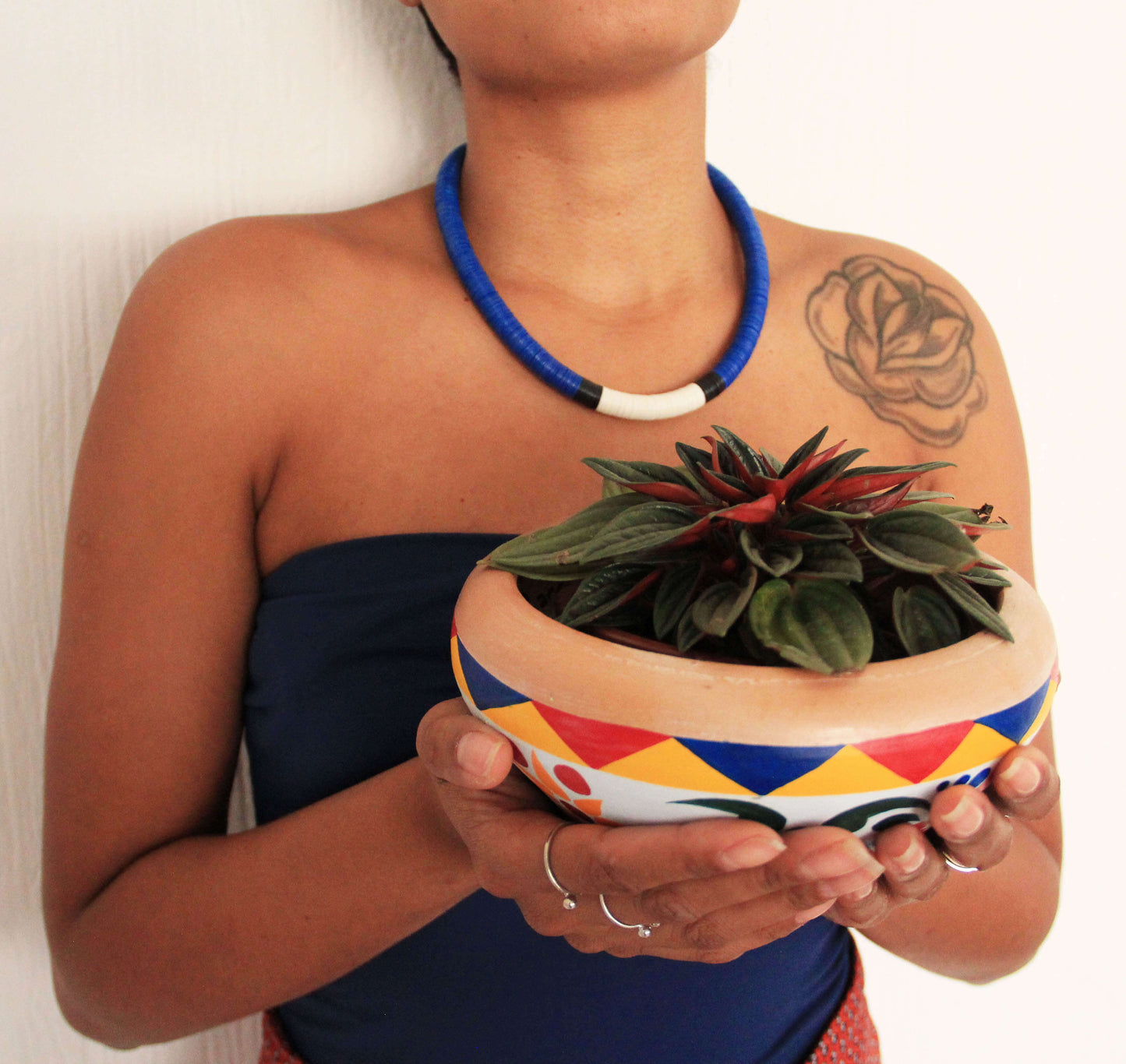 Royal blue Thais necklace