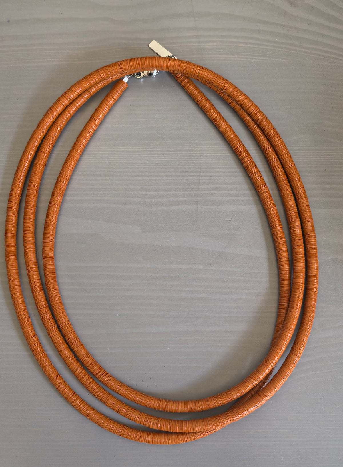 Colar 1.5m longo terracota slim