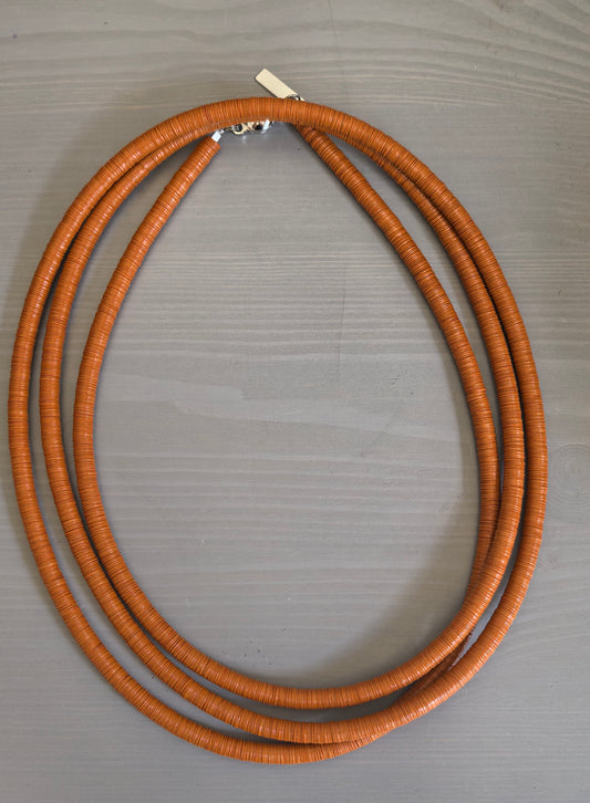 Colar 1.5m longo terracota slim