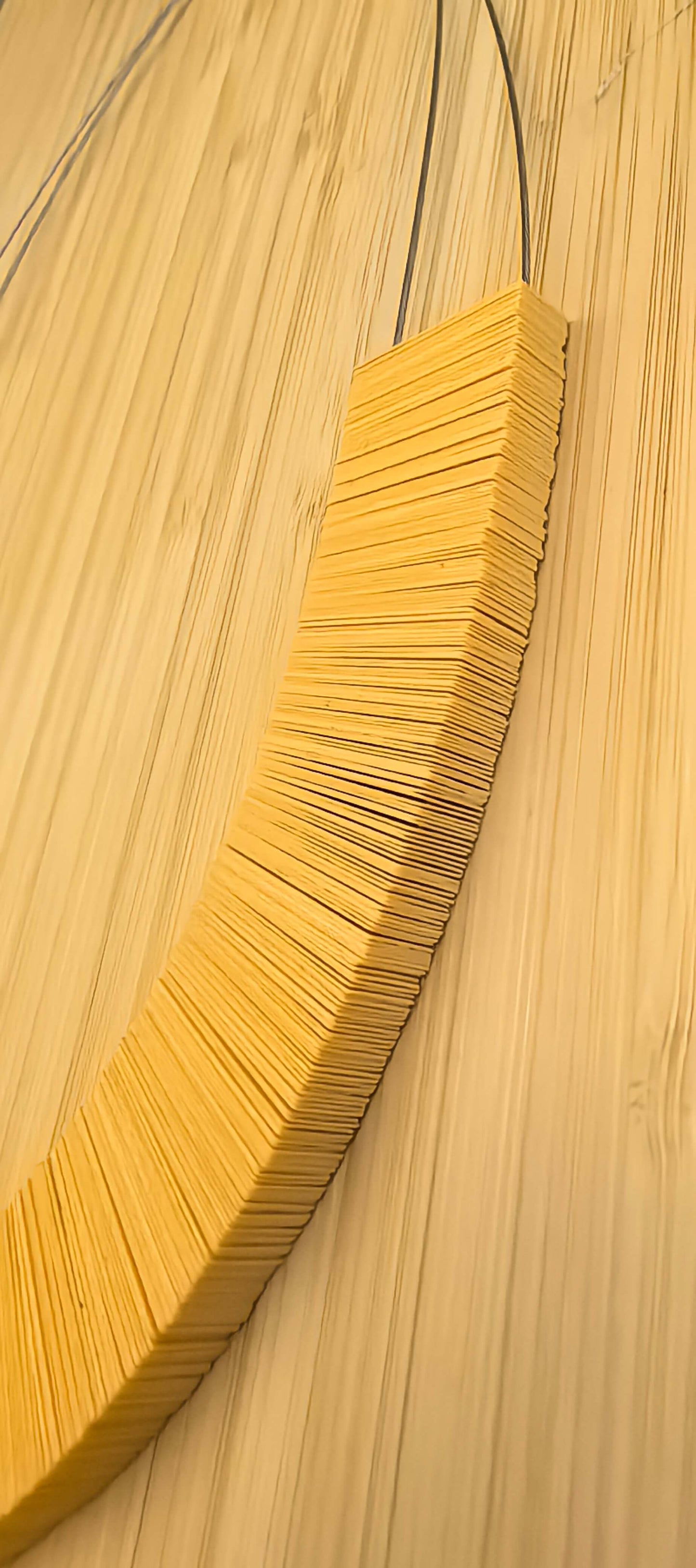Yellow Rectangular Necklace